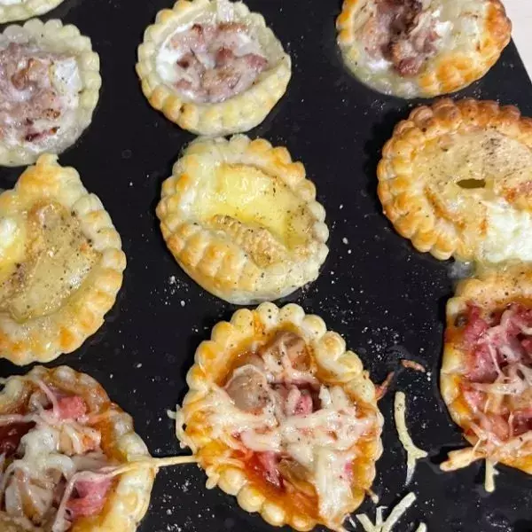 Mini-tartelettes salées 