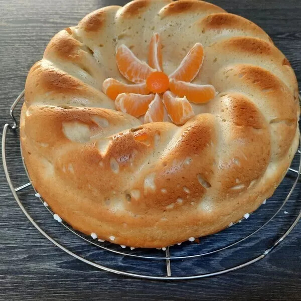 Brioche des rois torsadée