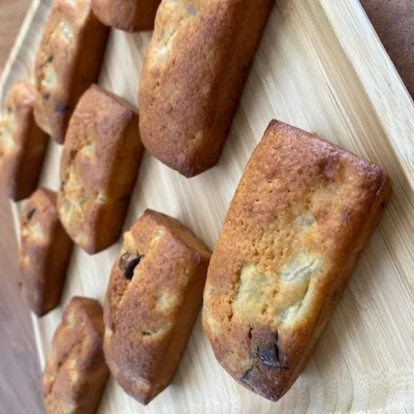 " Mini cake Poire et pépites chocolat"