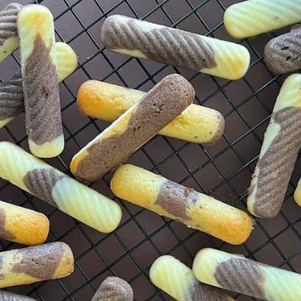 Madeleines marbrées