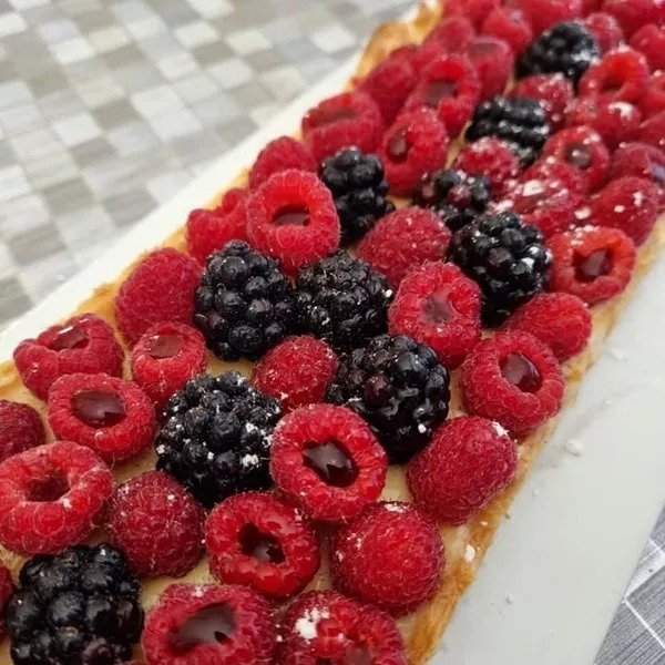 tarte fraises mûres