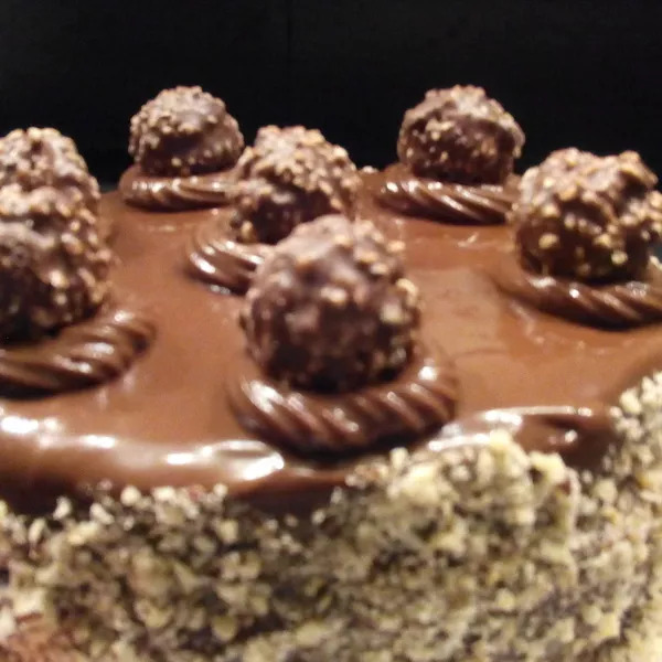 gateau ferrero rocher