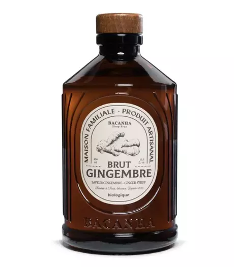 Sirop de gingembre  brut - Biologique - 400 ml