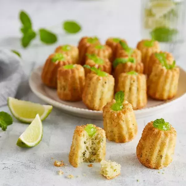 Mini-cannelés Mojito