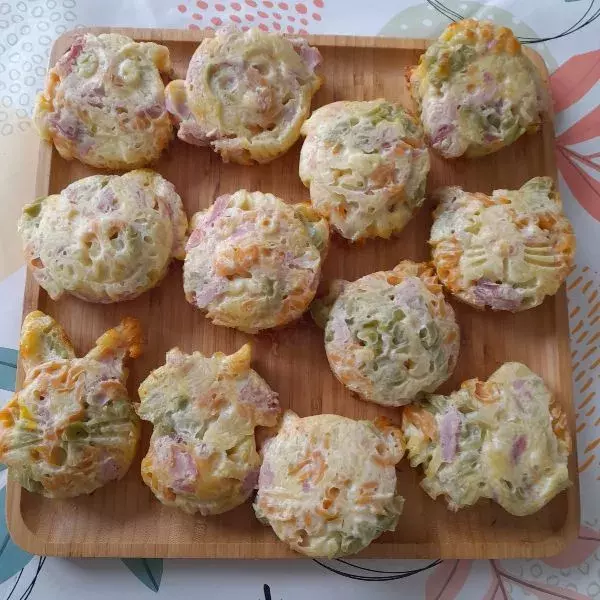 farandole des z'animaux (gratin pâtes-jambon)