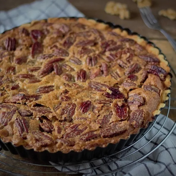 Tarte aux noix de pécan (pecan pie)