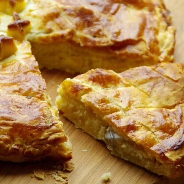 Galette des rois pommes et vanille