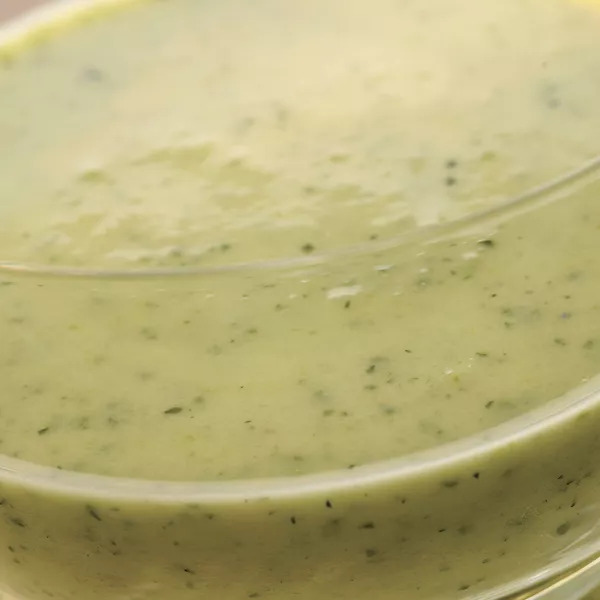 Crème de courgettes