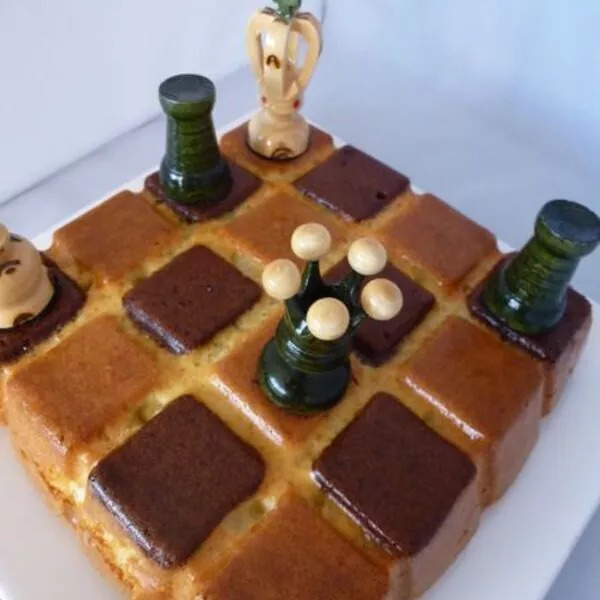 Gâteau damier