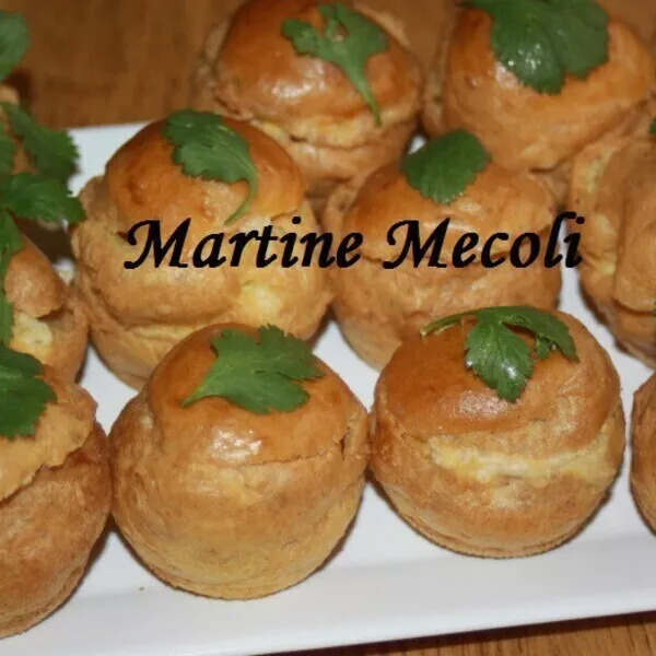 Choux farcis aux aspics de foie gras sans cook'in