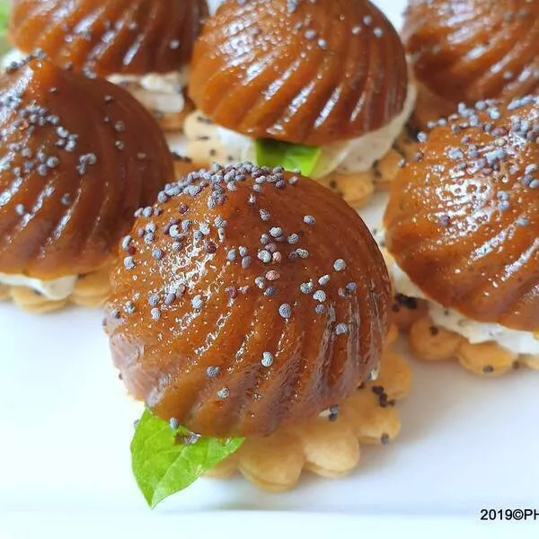 Tourbillons de tomate et basilic