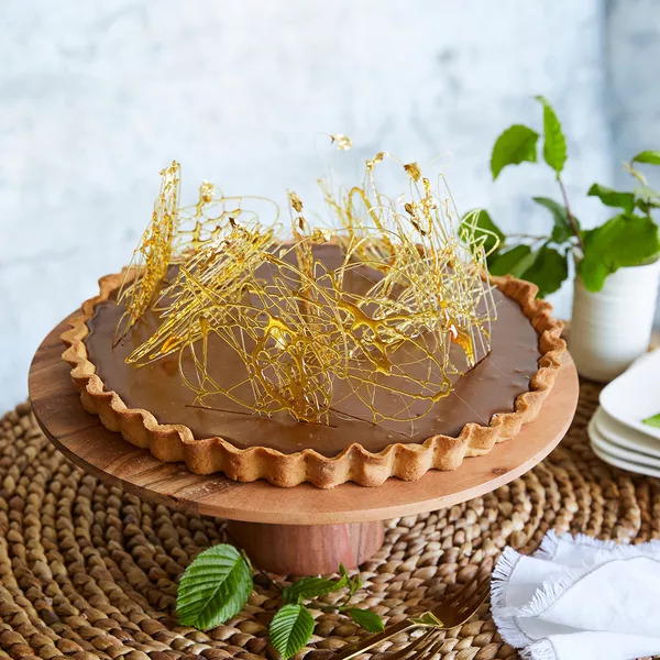 Tarte au chocolat caramel