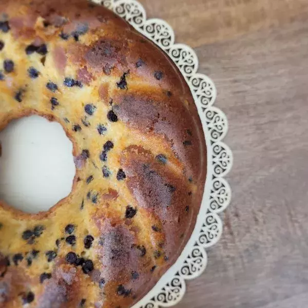 Couronne torsadée au chocolat blanc