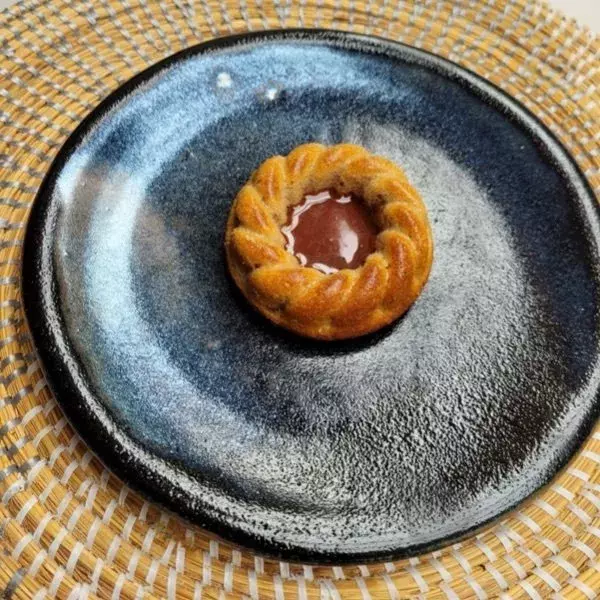 Couronnes torsadées au caramel beurre salé