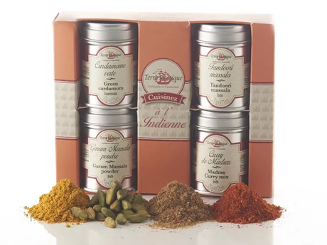 Coffret 4 épices "Cuisinez à l'indienne" 75 g