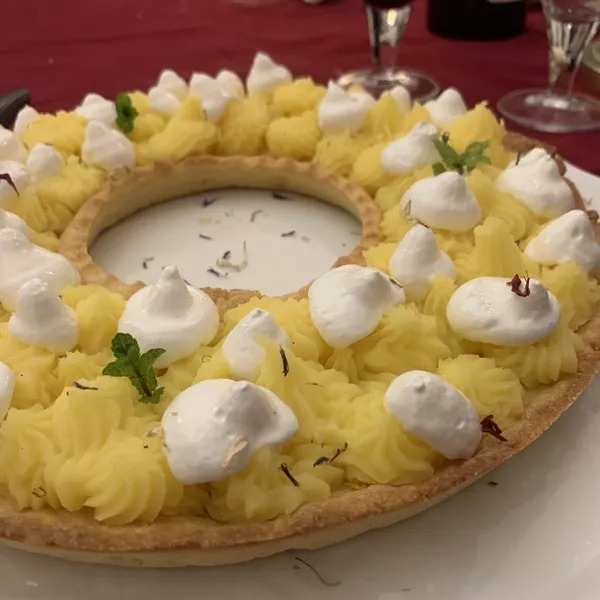 Tarte Couronne au citron meringuée