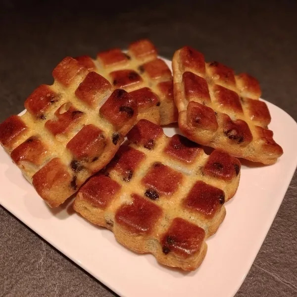 Petits gâteaux à la floraline, pomme et chocolat