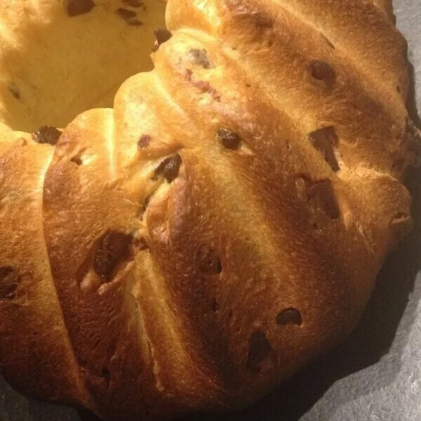 Brioche aux pépites de chocolat