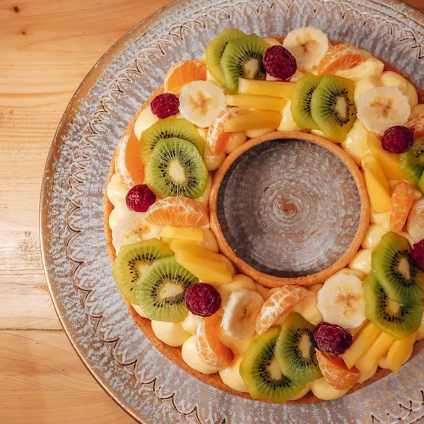 Tarte couronne aux fruits