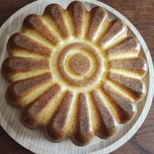 Gâteau aux pommes pépites de caramel 