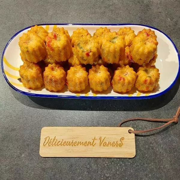 MINI-CANNELÉS DE BOULGOUR AUX LÉGUMES ÉPICÉS