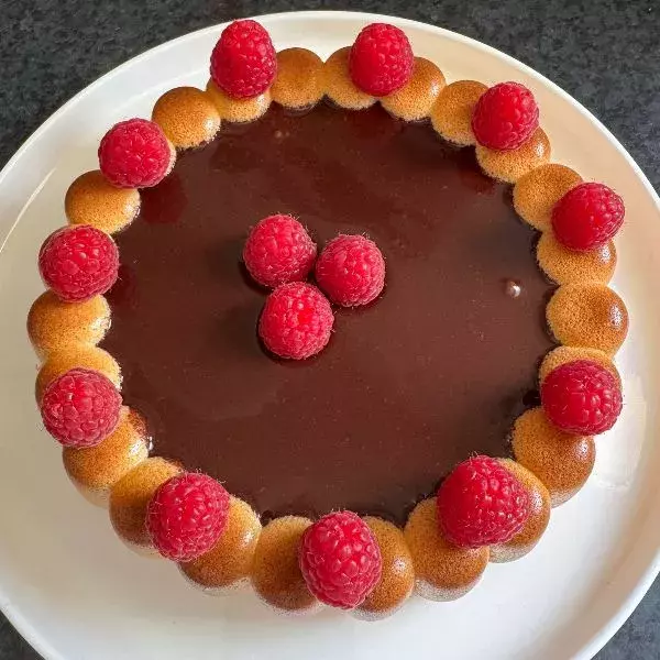 Génoise nappage chocolat