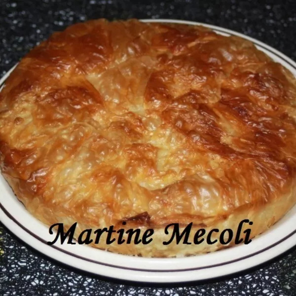 Tourte de filo aux pois chiches