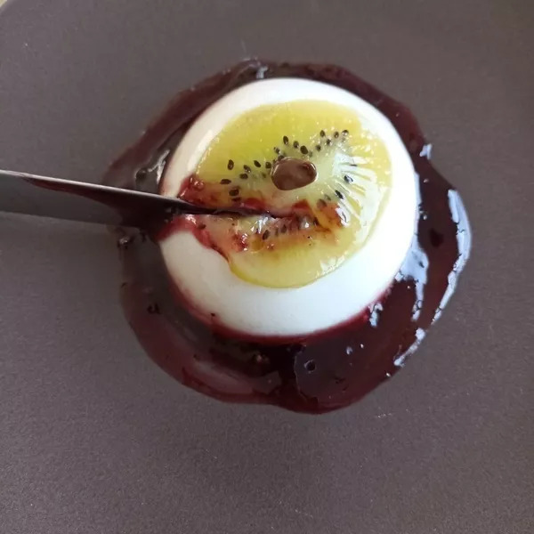 Panna cotta halloween