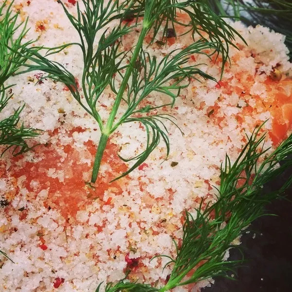 Saumon gravlax 