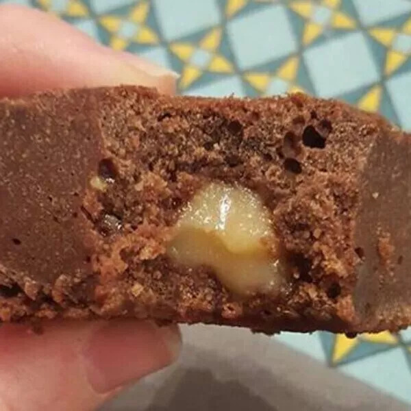  Moelleux au chocolat cœur coulant caramel au beurre salé 