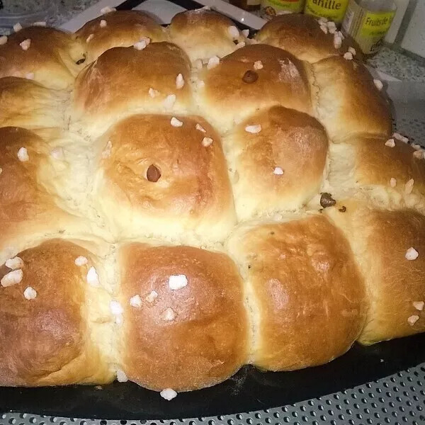 Brioche aux pépites de chocolat