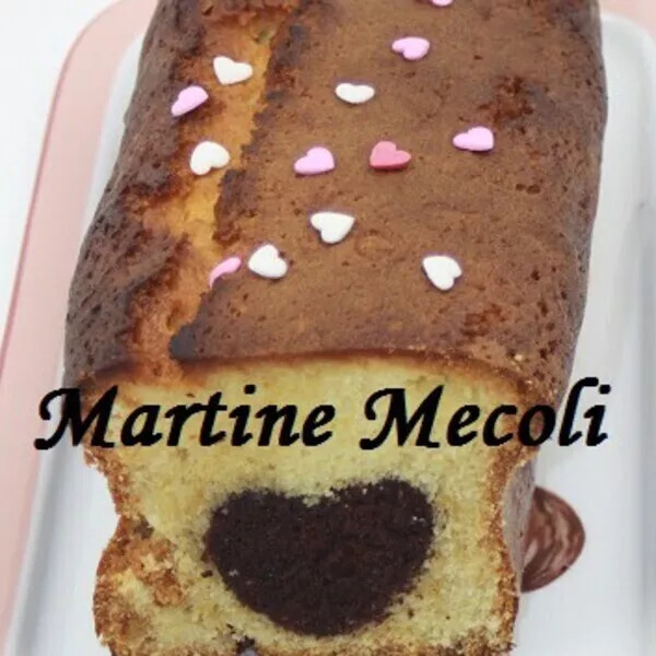 Cake coeurs fondants au chocolat sans cook'in