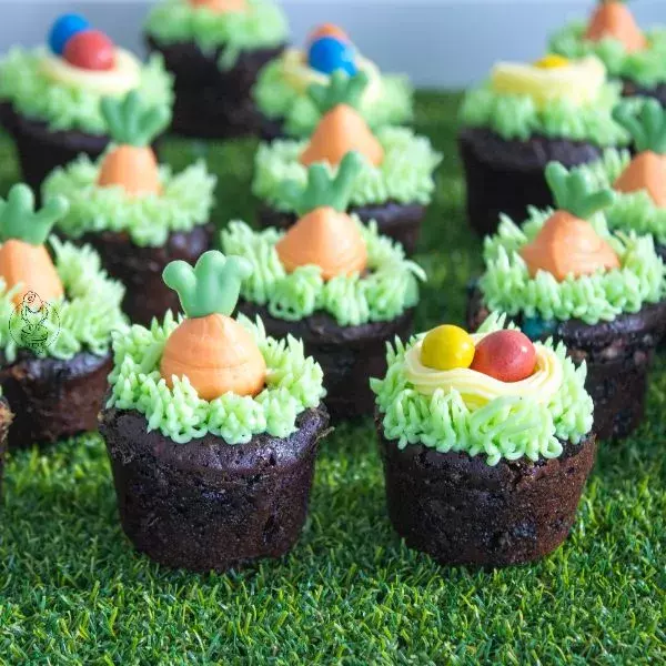 Cupcakes de Pâques Choco M&M's