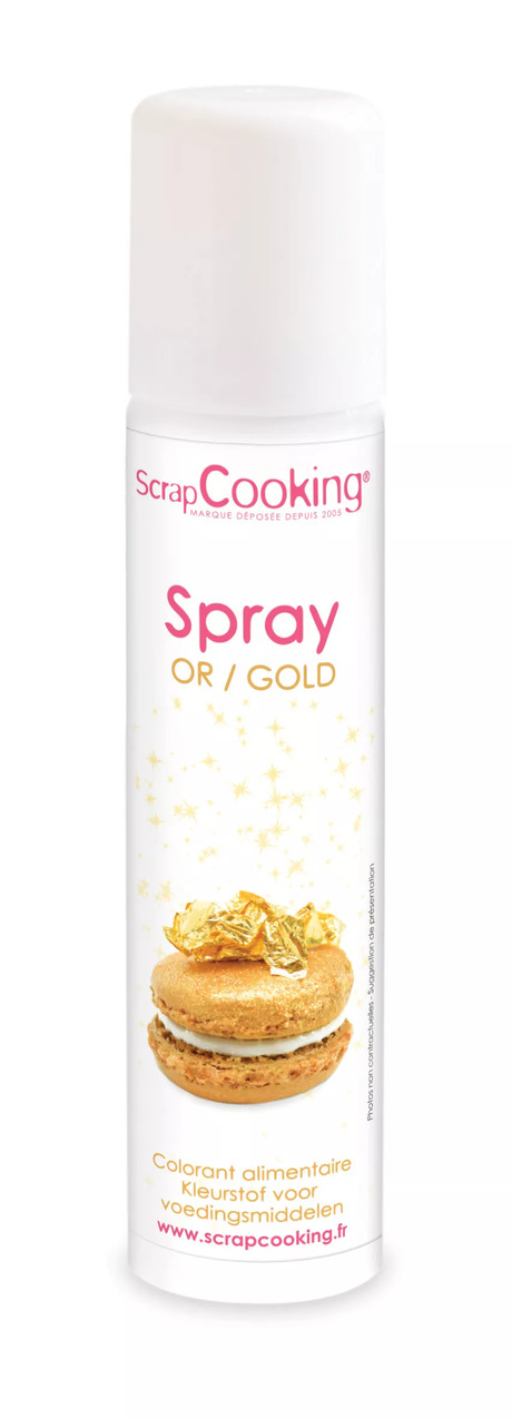 Spray alimentaire or 75 ml