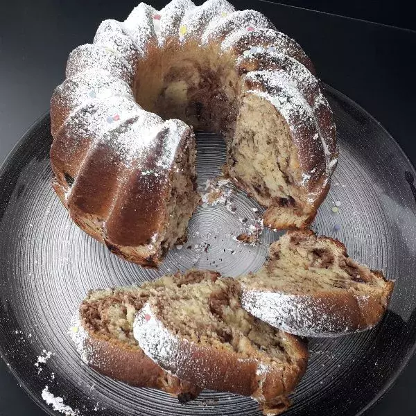 Kouglof aux pépites de chocolat 