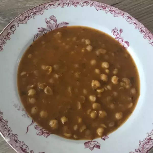 Soupe de pois chiche.