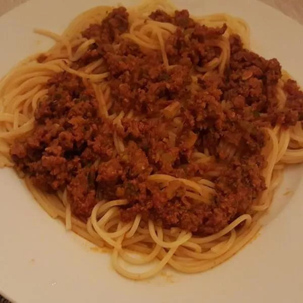 Bolognaise de courgettes 