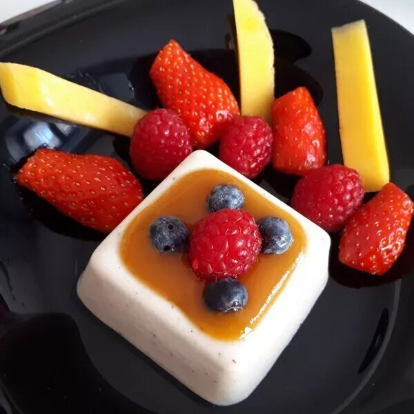 Panna cotta vanille "agar agar"