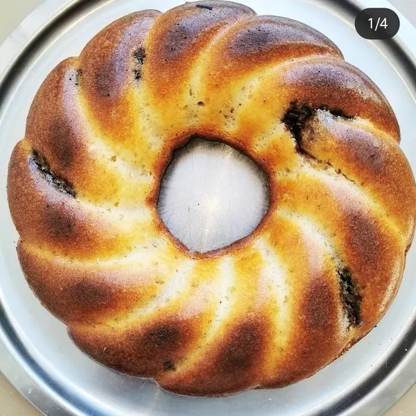 Couronne cacahuète et pâte à tartiner 