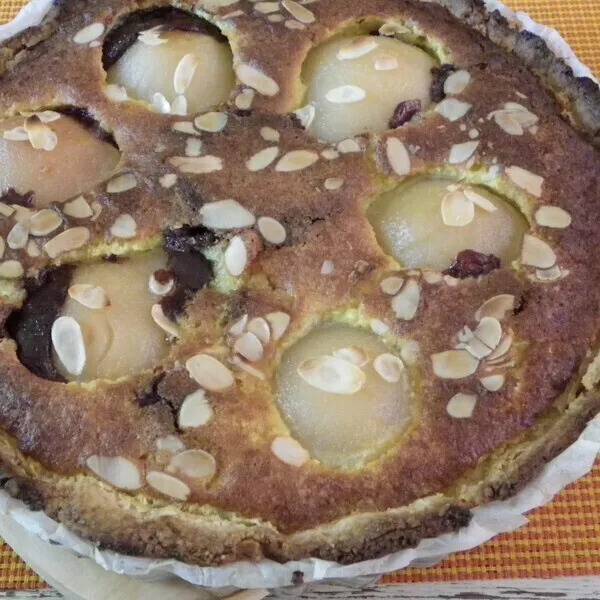 Tarte poires chocolat