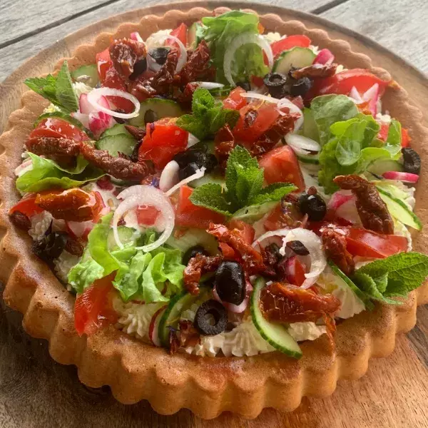 Tarte végétale de l’été 