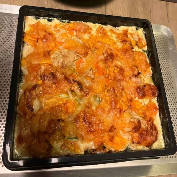 Gratin butternut épinard comté 