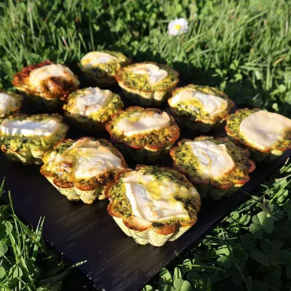 Briochettes épinards et chèvre