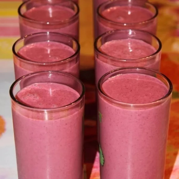 Smoothies au cassis