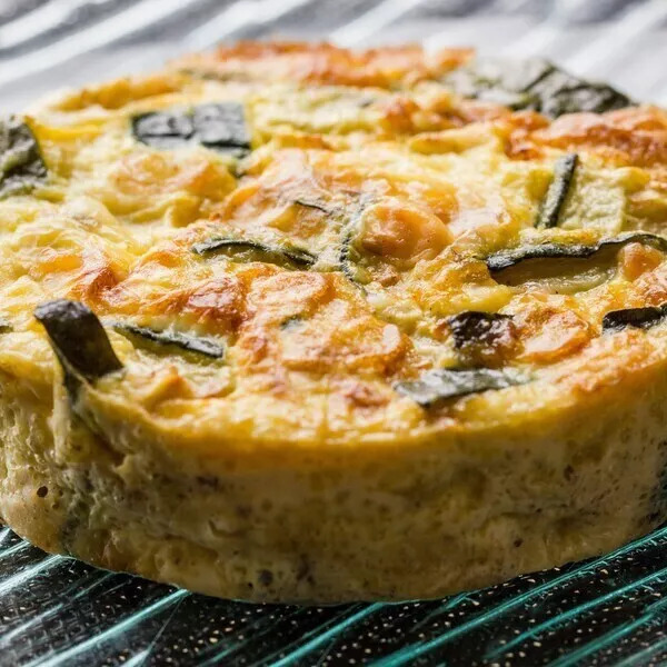 Flans de courgette au gouda au cumin