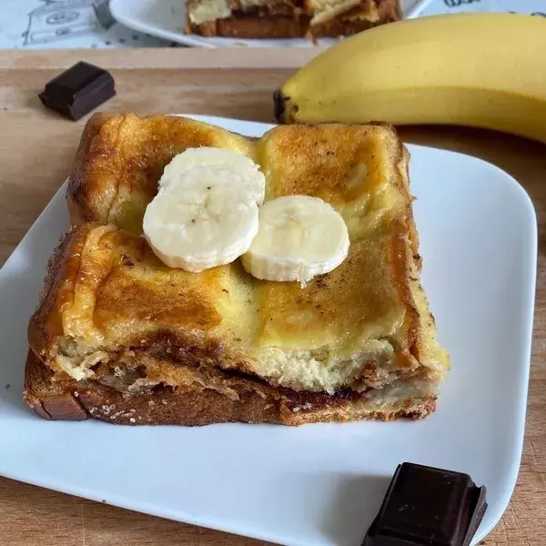 Croque Tablette Chocolat Banane