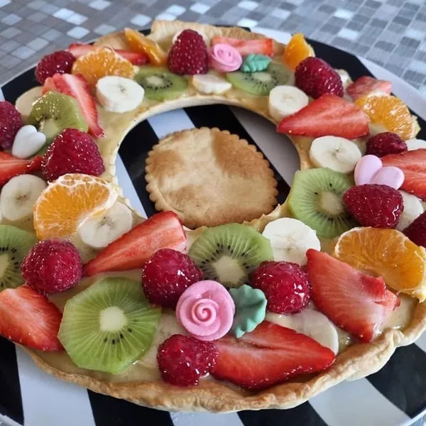 tarte  couronne fruits 