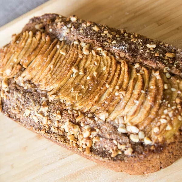 Cake aux pommes vegan très moelleux