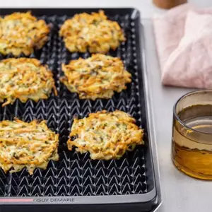Galettes de légumes au comté