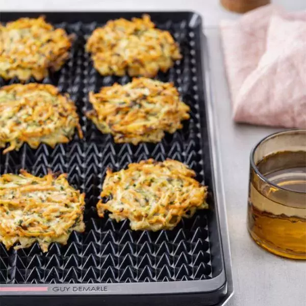 Galettes de légumes au comté